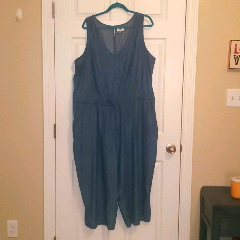 Old Navy demin jumpsuit!